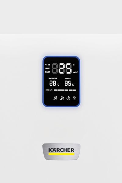 Повітроочисник Karcher AF 50 (1.024-822.0), до 65 м², 520 м3/год, фільтр HEPA H13, дисплей фото