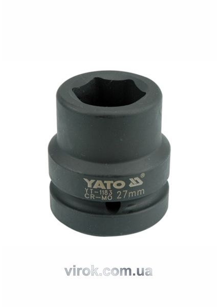 Головка ударная шестигранная YATO 1" М27, 59 мм фото