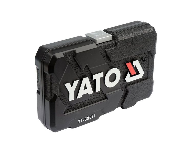 Набір головок торцевих YATO YT-38671, 1/2", М10-24 мм, 12 од фото