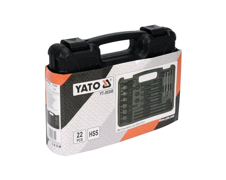 Инструмент для снятия свечей накала YATO YT-05345, 22 ед. фото