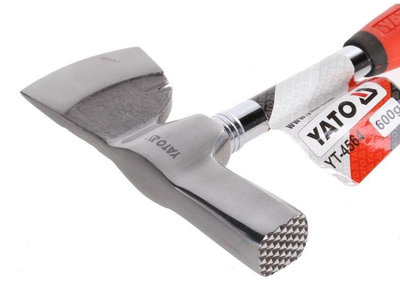 Сокира штукатурна з молотком YATO YT-4564, 315 мм, 600 г, металева ручка фото