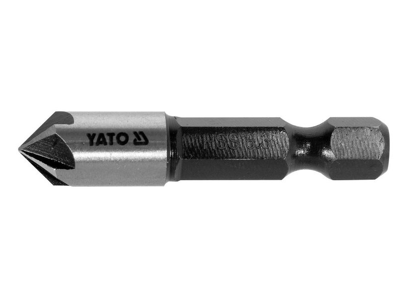 Зенківка по металу 90º YATO YT-44722, 8.3х40 мм, HEX 1/4" фото