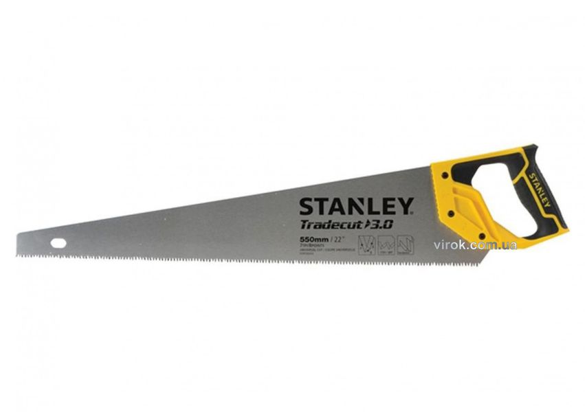 Ножовка по дереву STANLEY Tradecut, 550 мм фото